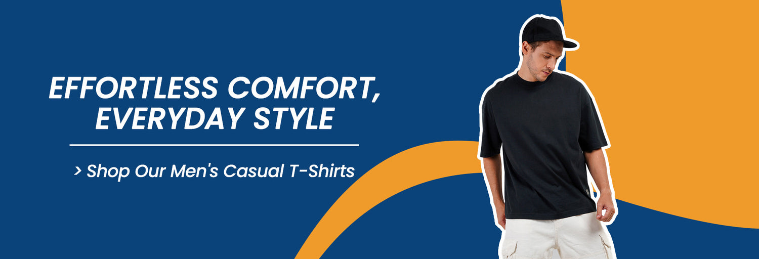 Men Casual T-Shirt Collection Banner