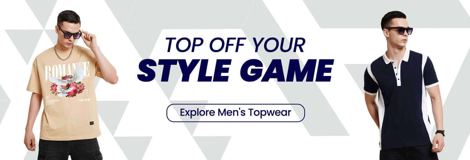 Men Topwear Collection Banner