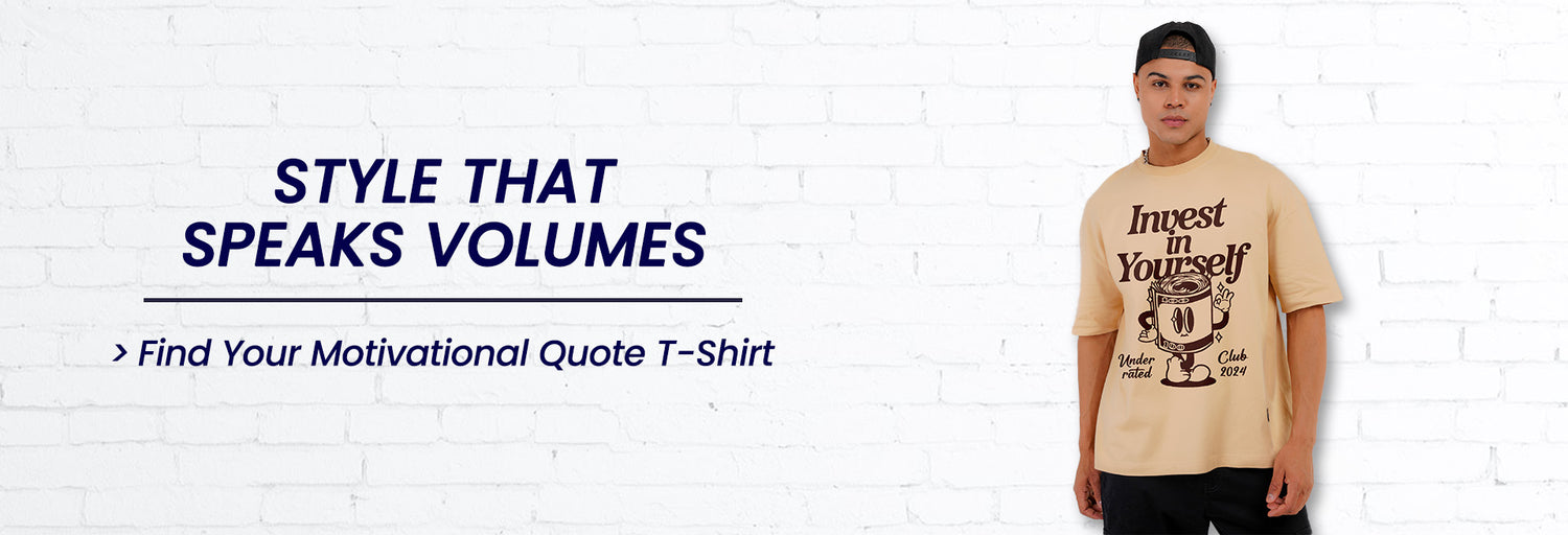 Motivational Quotes T-Shirt Collection Banner