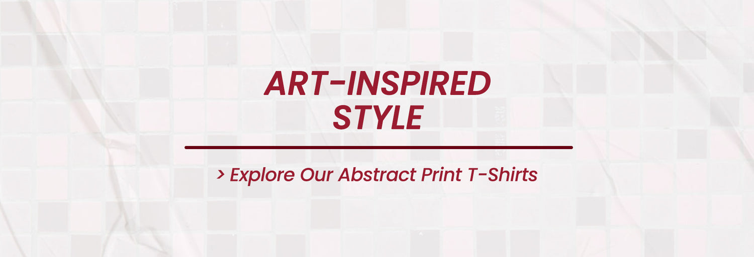 Abstract Print T-Shirt Collection Banner