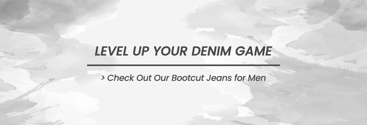 Bootcut Jeans Men Collection Banner