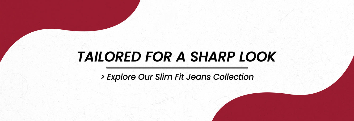 Slim Fit Jeans Men Collection Banner