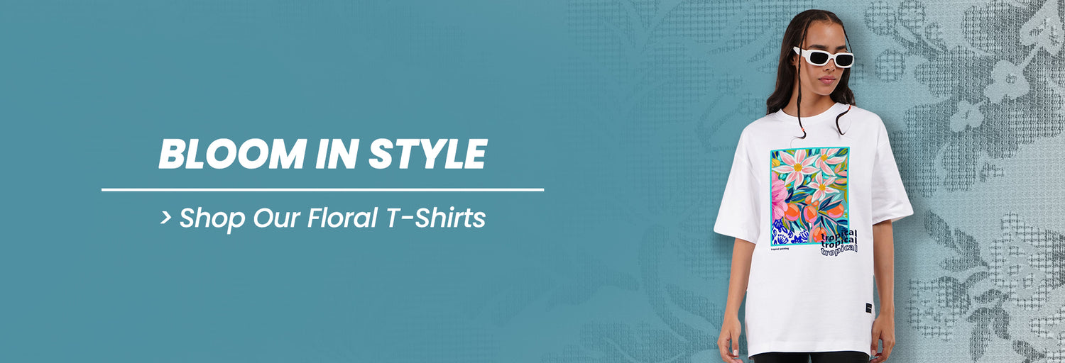 Floral T-Shirt Collection Banner