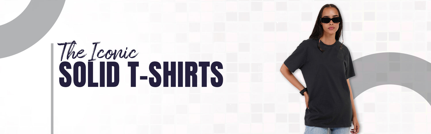 Plain T-Shirts For Women Collection Banner