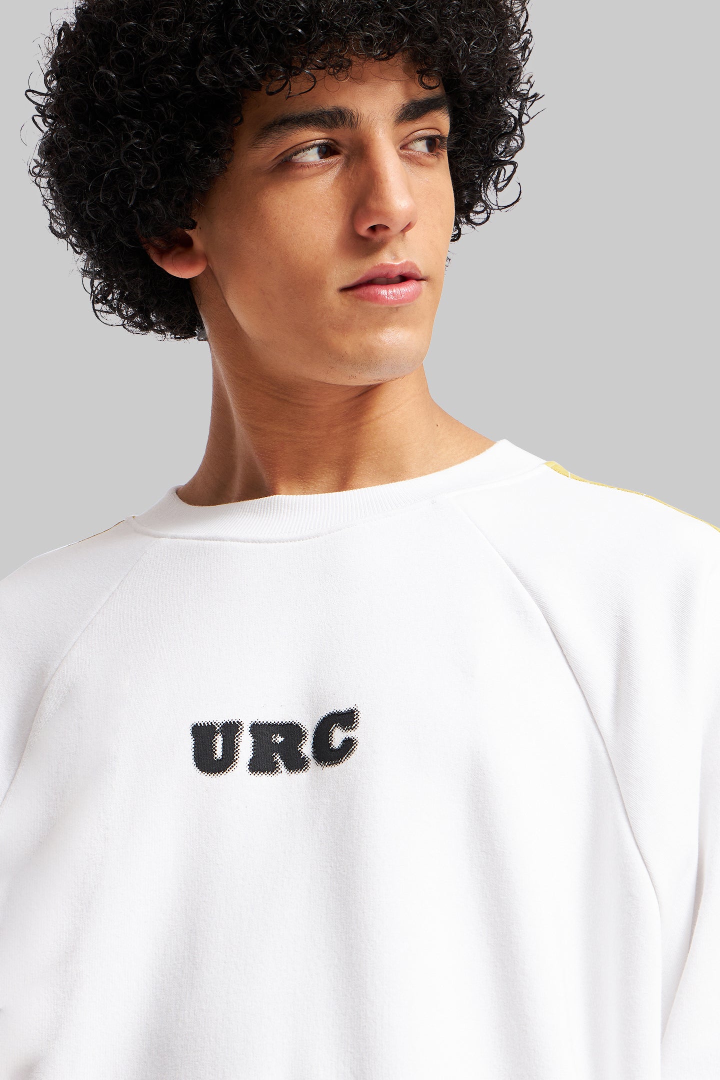 Bright White Raglan Sweatshirt Pic 2