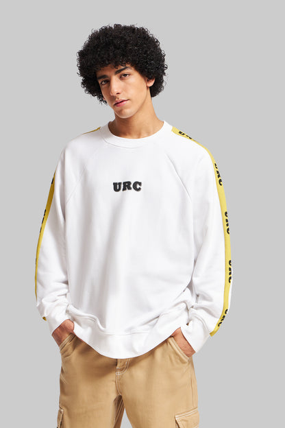 Bright White Raglan Sweatshirt Pic 1