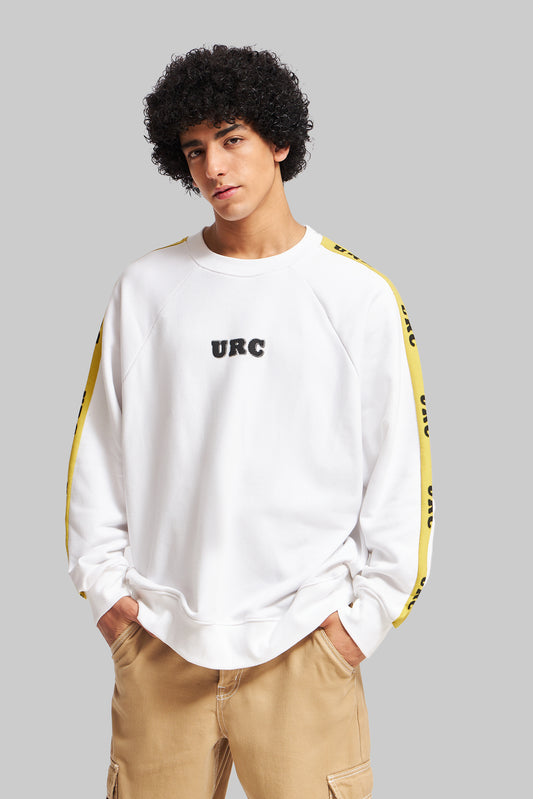 Bright White Raglan Sweatshirt Pic 1