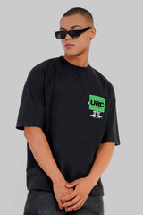 URC Skating Ramp Black Baggy Fit T-Shirt Men