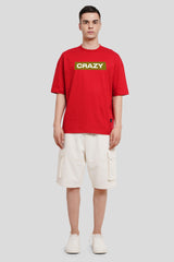 Crazy Red Printed T-Shirt