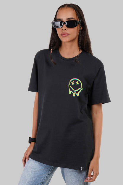 Smile New Black Boyfriend Fit T-Shirt Women