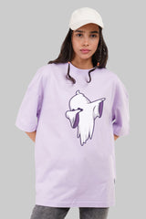 Dab Ghost Lavender Baggy Fit T-Shirt Women