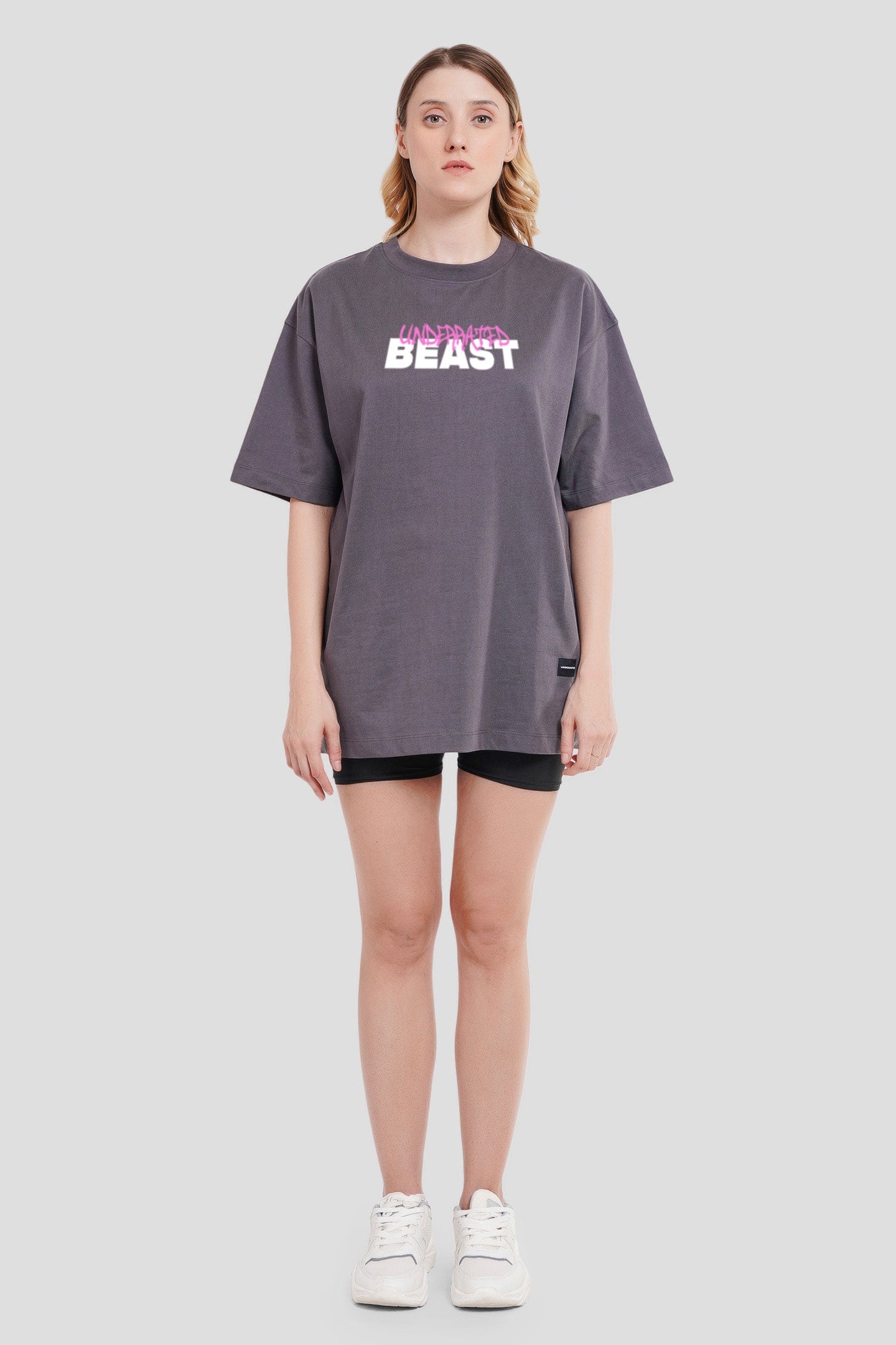 Beast Dark Grey Printed T-Shirt