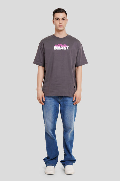 Beast Dark Grey Printed T-Shirt