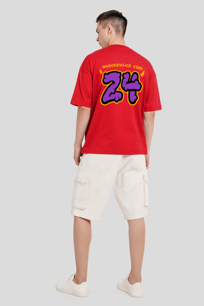 24 Red Printed T-Shirt