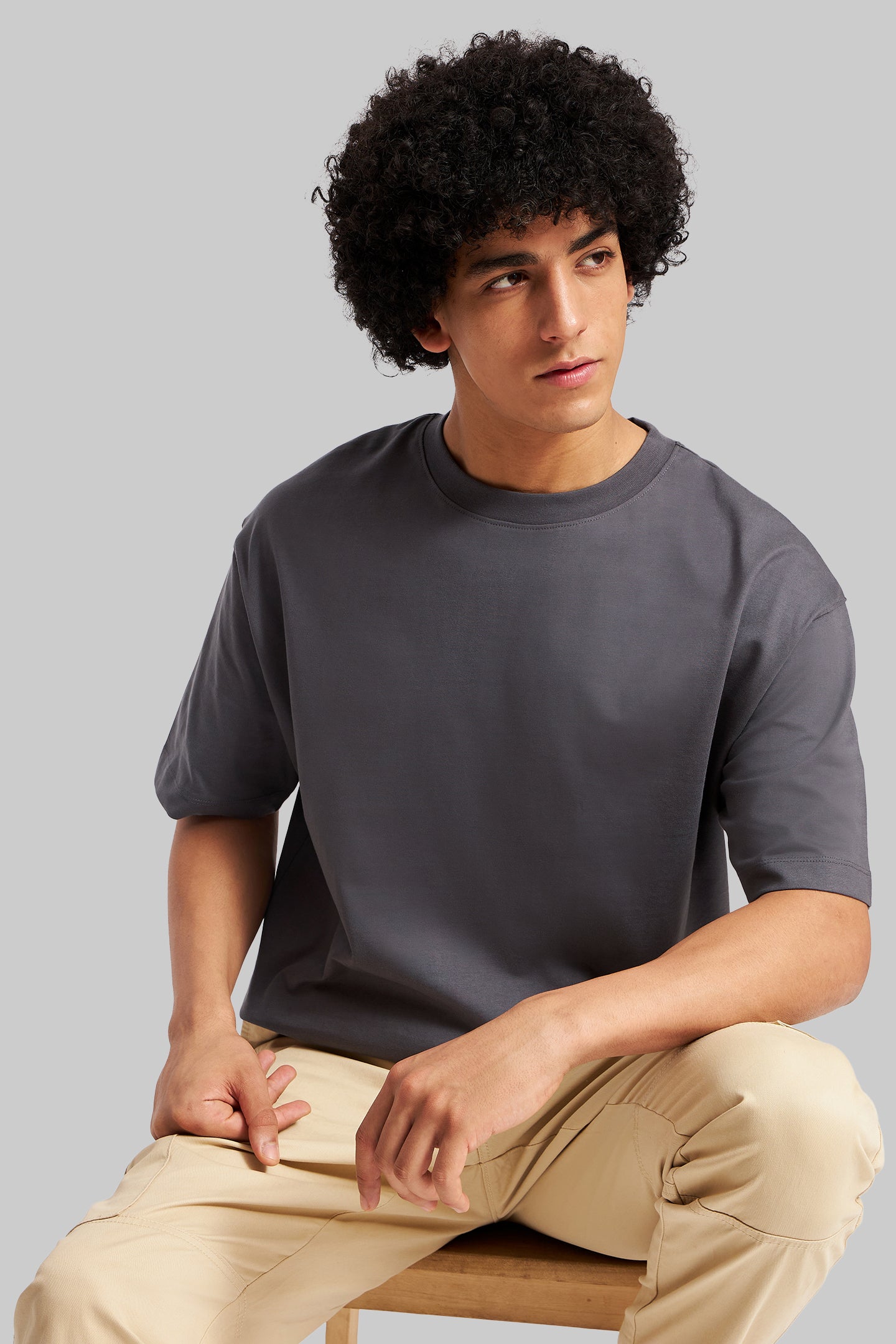 Oversized Solid T-Shirts Combo For Men