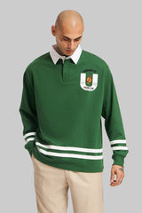 White Striped Green Polo Pic 1