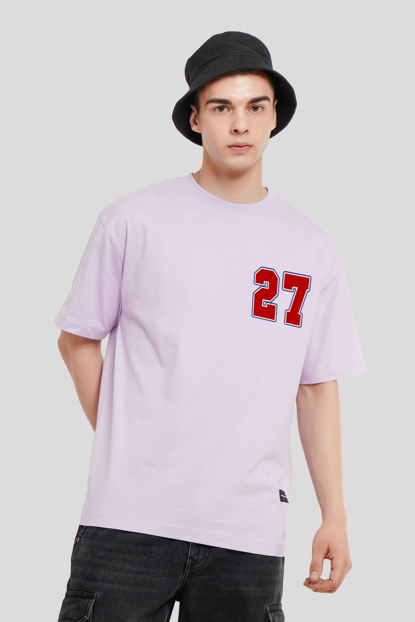 27 Lilac Printed T-Shirt