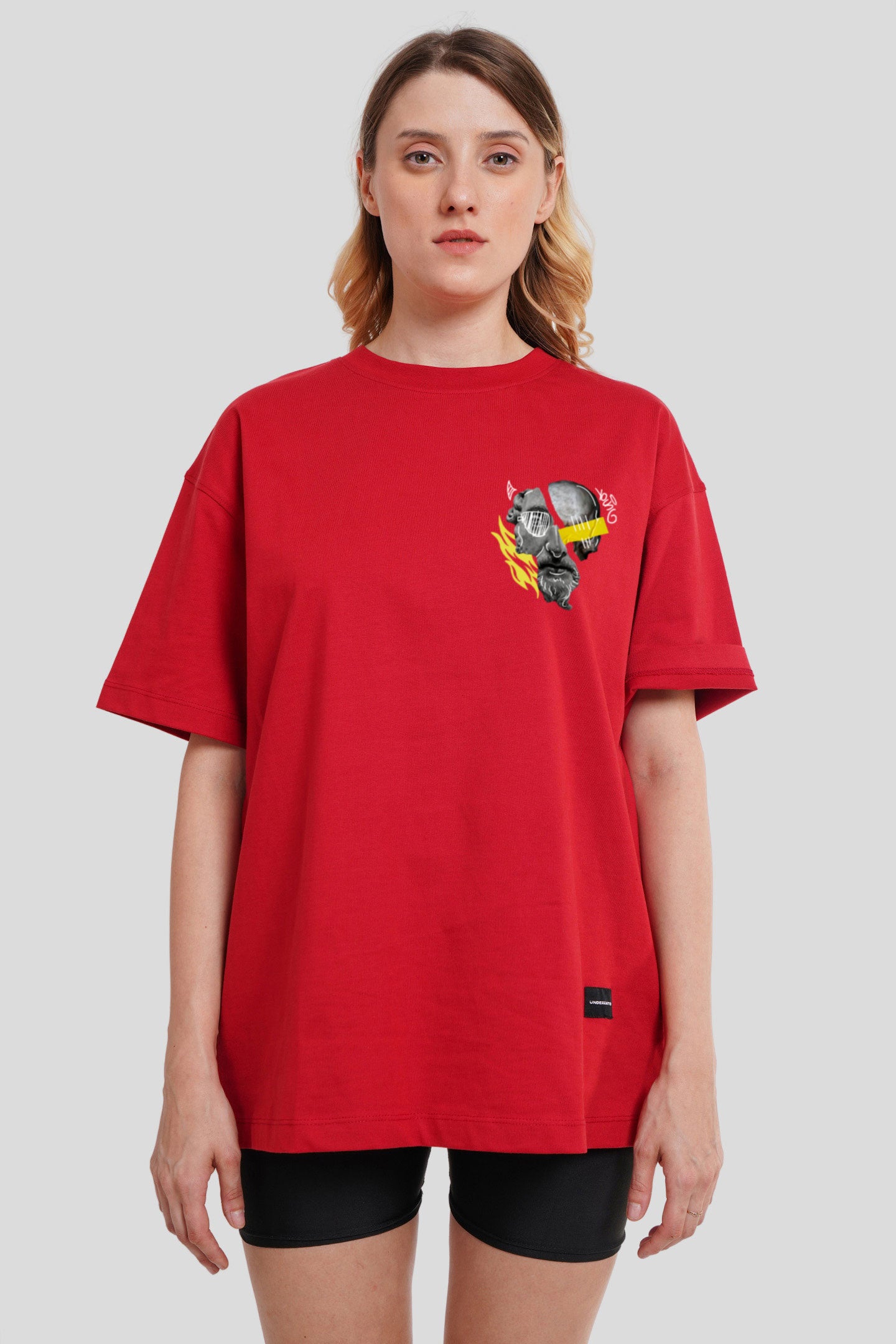 Real One Red Printed T-Shirt