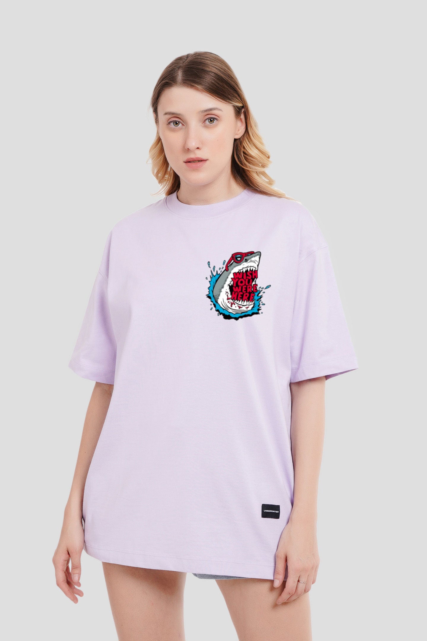 Happy Hour Lilac Printed T-Shirt