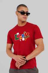 Lucky Red Regular Fit T-Shirt Men