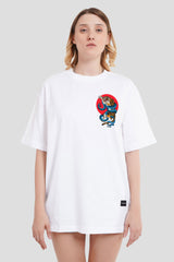 Jiu Jitsu White Printed T-Shirt