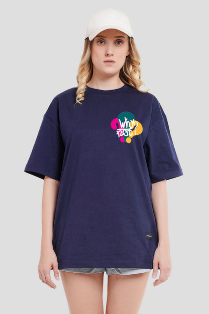 Why Not Navy Blue Printed T-Shirt