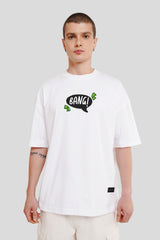 Bang White Printed T-Shirt