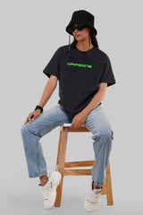 Dripzone Black Boyfriend Fit T-Shirt Women