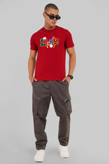 Lucky Red Regular Fit T-Shirt Men