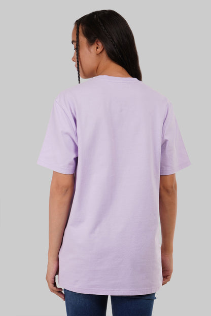 Surfboard Session Lilac Boyfriend Fit T-Shirt Women Pic 2