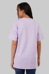 Surfboard Session Lilac Boyfriend Fit T-Shirt Women Pic 2