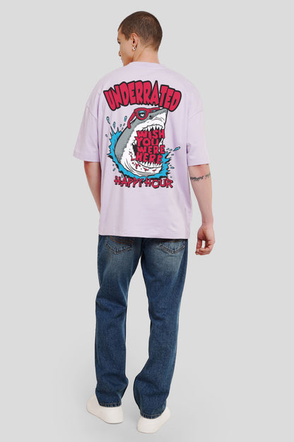 Happy Hour Lilac Printed T-Shirt