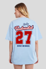 27 Powder Blue Printed T-Shirt