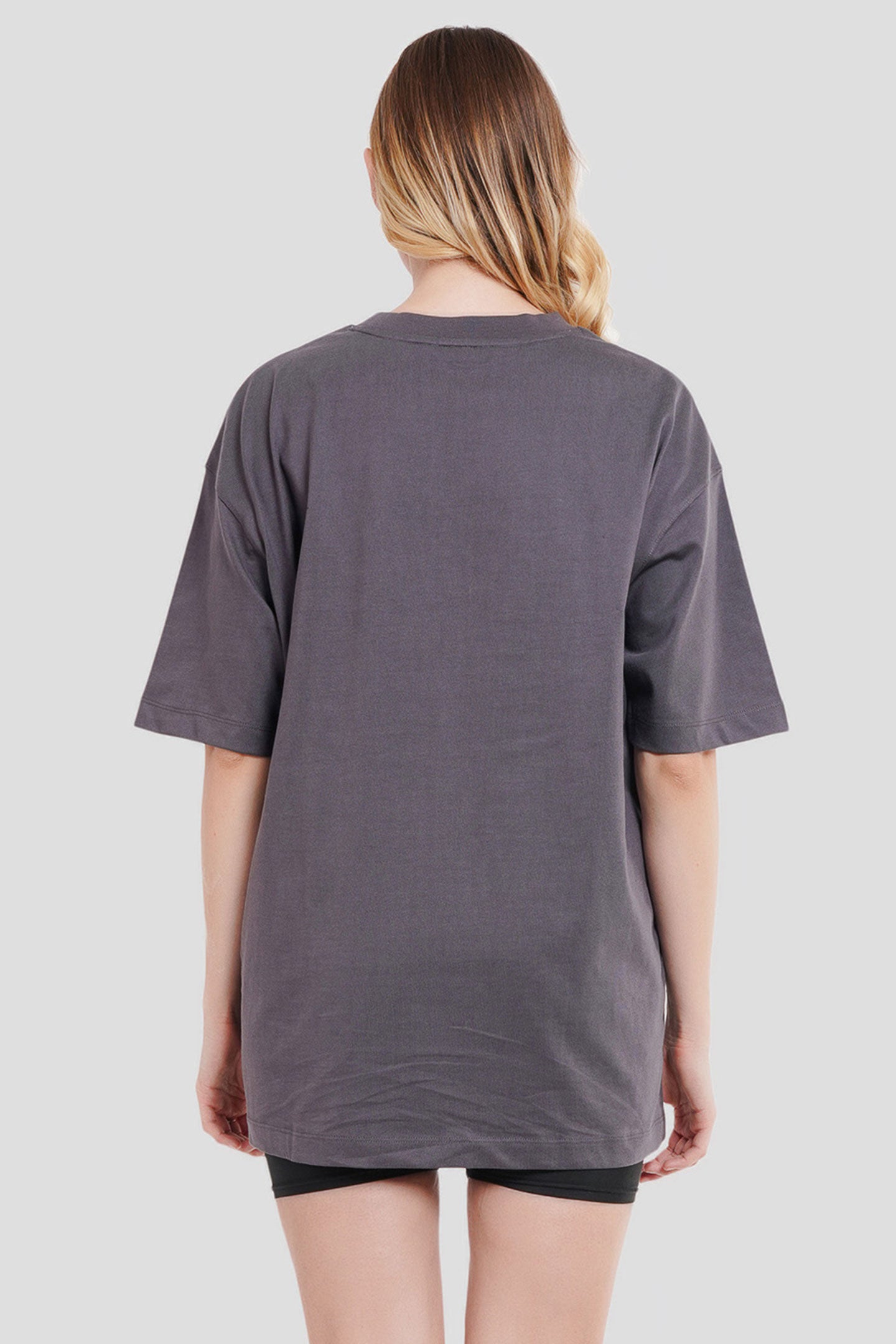 Woops Dark Grey Printed T-Shirt