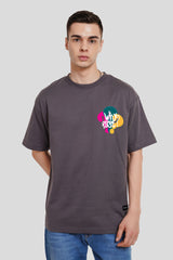 Why Not Dark Grey Printed T-Shirt