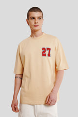 27 Beige Printed T-Shirt