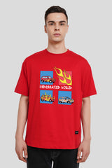 Underrated World Red Printed T-Shirt