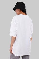 Karma White Baggy Fit T-Shirt Women