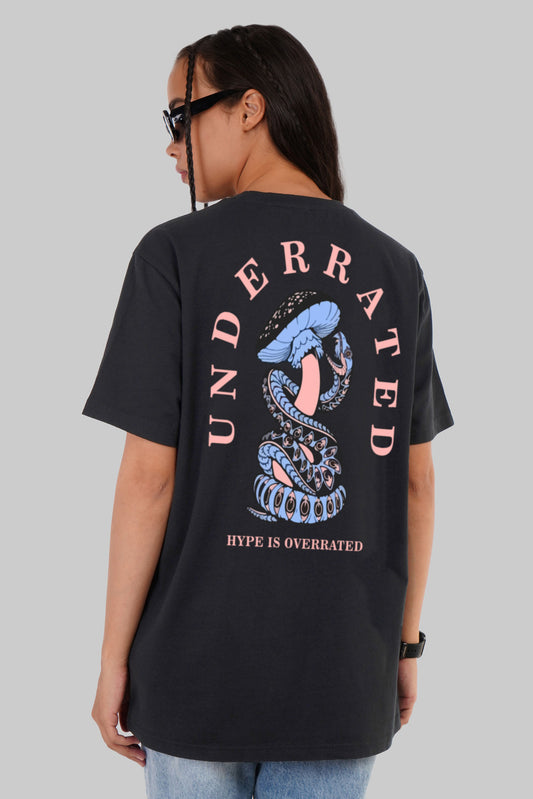 Snakeshroom Black Boyfriend Fit T-Shirt Women