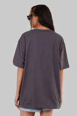 Not Be Misled By Others Dark Grey Printed T-Shirt