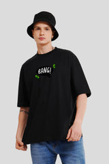 Bang Black Printed Baggy T-Shirt