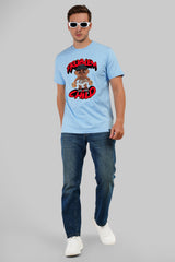 Problem Child Powder Blue Regular Fit T-Shirt Men