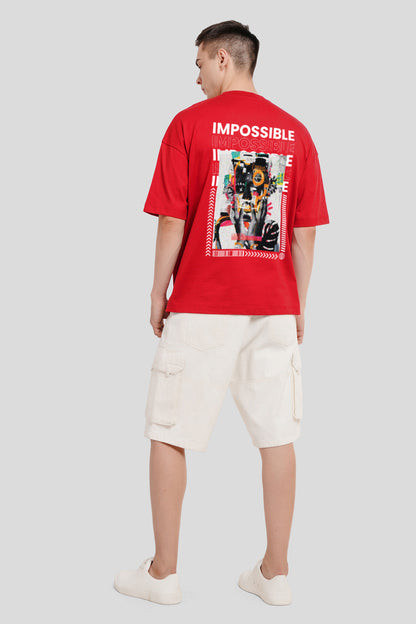 Impossible Red Printed T-Shirt