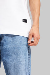 Airplane Mode White Oversized Fit T-Shirt Men Pic 5