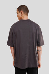 Partner N Crime Dark Grey Printed T-Shirt