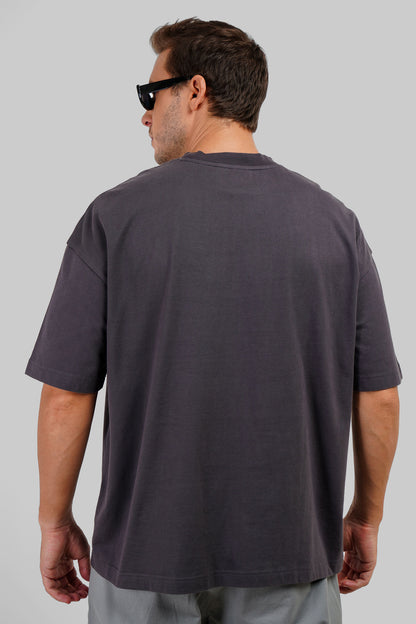 Gamer Dark Grey Baggy Fit T-Shirt Men