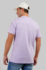 Belong To Your New Style Lilac Regular Fit T-Shirt Men