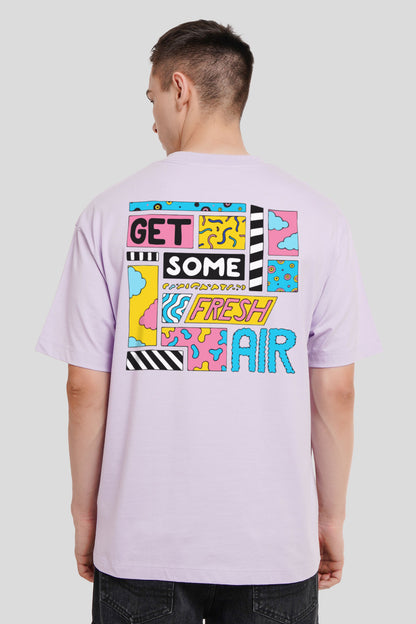 Pop Art Vibes Lilac Printed T-Shirt