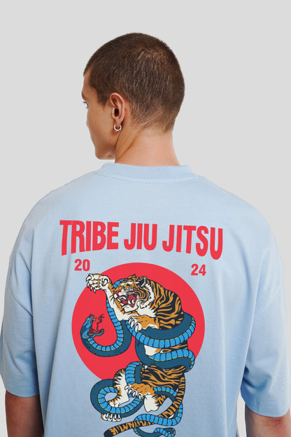 Jiu Jitsu Powder Blue Printed T-Shirt