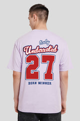 27 Lilac Printed T-Shirt